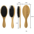 Environmentally Friendly Bamboo Wood Handle Hair Brush Comb